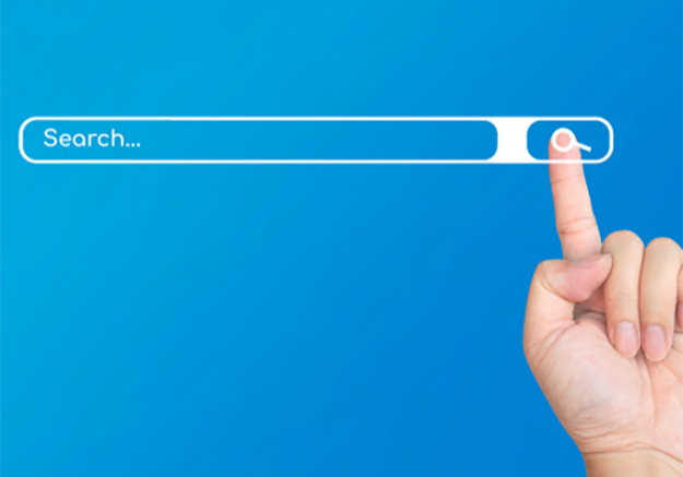 Image of computer search screen